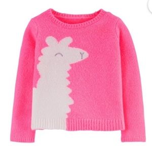 Neon pink sweater (3 mos.)